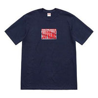 Supreme SS19 Who The Fuck Tee Navy Blue SUP-SS19-693
