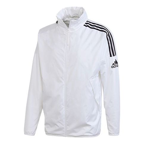 adidas M Zne Wndbrkr Sports polar fleece Jacket White FL3996