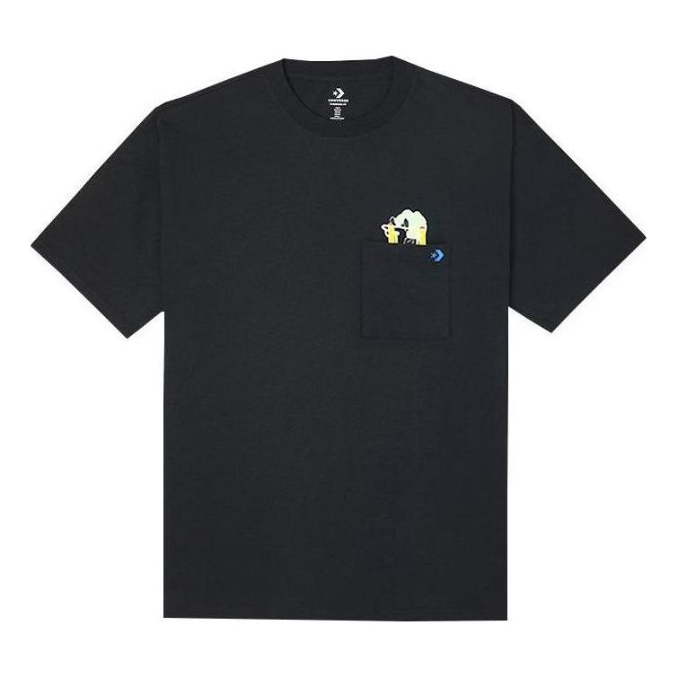 Converse Park Gym Graphic T-Shirt Asia Sizing 'Black' 10023150-A02