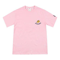 MLB NY/LA Los Angeles Dodgers Basic Small Label Embroidered Round Neck Short Sleeve Unisex Pink 31TST0931-07P