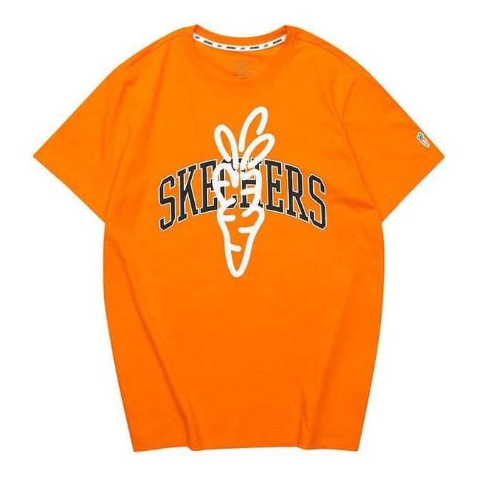 Skechers x Carrots Graphic Tee 'Orange White Black' L222U062-01LP