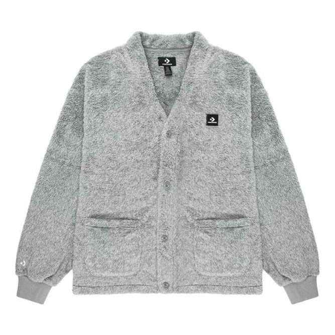 Converse Pile Fur Cardigan Asia Sizing 'Grey' 10024057-A04