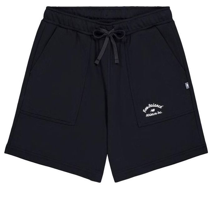 New Balance NBX Retro Knit Shorts Asia Sizing 'Black' AMS42325-BK