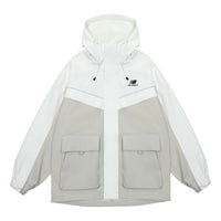 New Balance Windproof Jacket Asia Sizing 'White Grey' 5AC39333-LBE