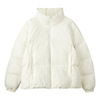 (WMNS) Skechers Lifestyle Series Short Down Jacket 'White' L423W095-0074