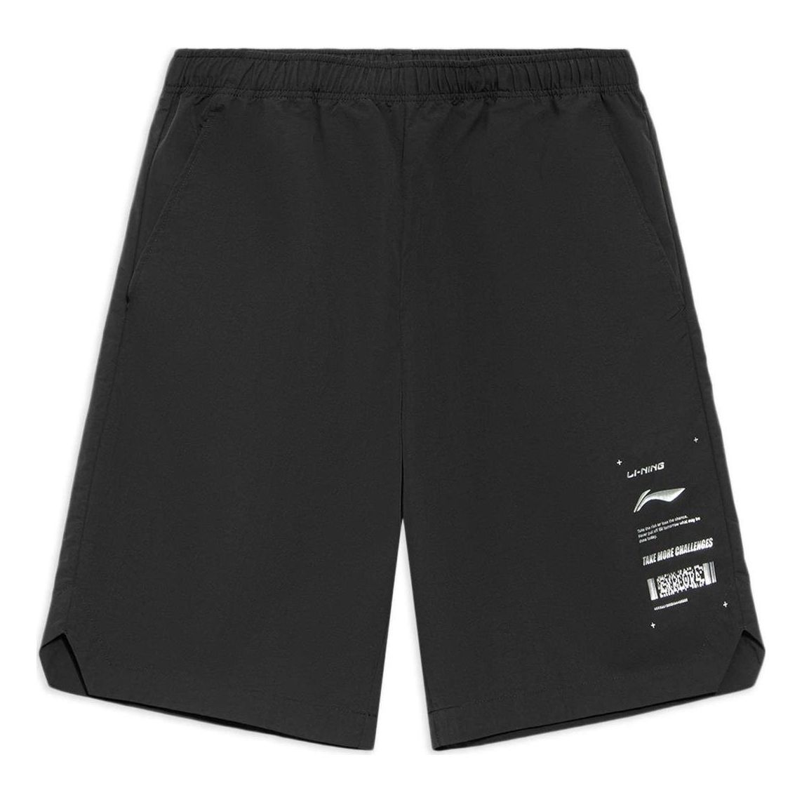 Li-Ning Multi Logo Waterproof Shorts 'Black' AKSS843-1