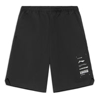 Li-Ning Multi Logo Waterproof Shorts 'Black' AKSS843-1