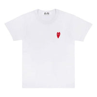 COMME des GARCONS PLAY Thin Heart Logo Tee 'White' AZ-T230-051-3