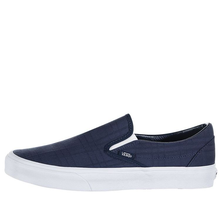 Vans Classic Slip-On Casual Skateboarding Shoes Unisex Blue VN0A4U38WVC