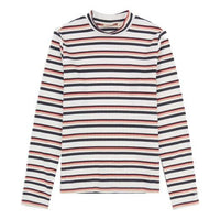 Levis Half Turtleneck Stripe Design Long Sleeves Multicolor Stripe T-Shirt 85374-0000