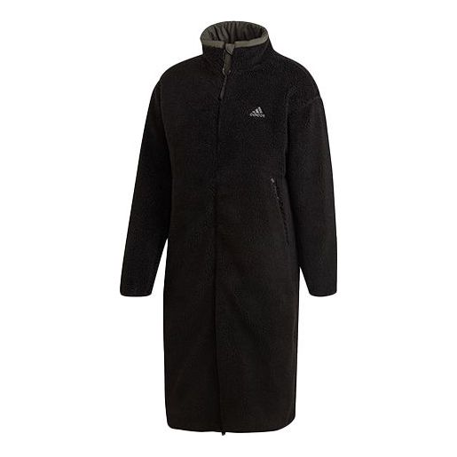 adidas Stay Warm Reversible mid-length Stand Collar Jacket Black GP5513