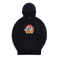 KITH x Looney Tunes Crossover Bugs Bunny Cartoon Printing Long Sleeves Unisex Black KH2497-100