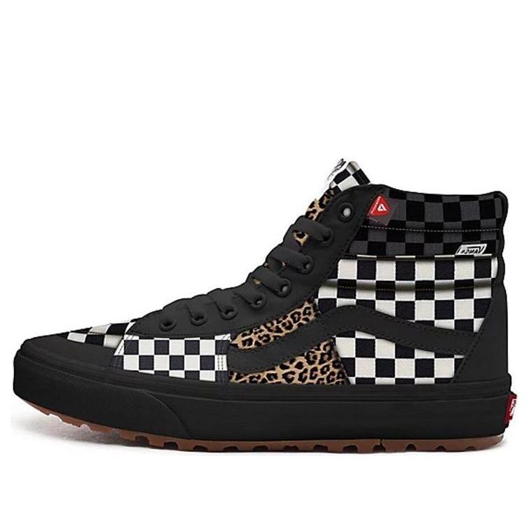 Vans Customs Checkerboard Leopard Mte Sk8-hi 2.0 Dx Black/White VN0A3CST057
