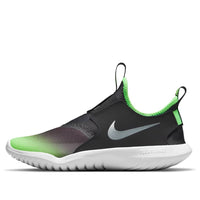 (GS) Nike Flex Runner 'Black Green Strike' AT4662-020