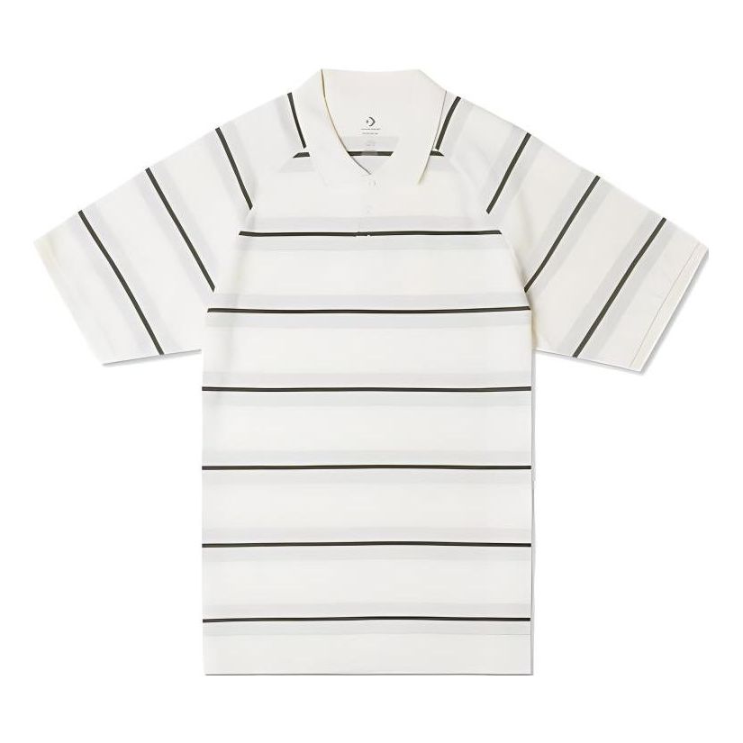 Converse Marquis Polo Shirt Asia Sizing 'Beige Black' 10026821-A02