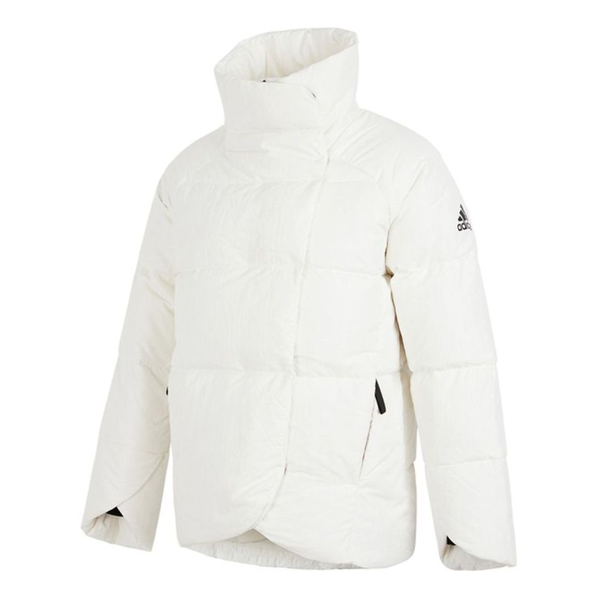 (WMNS) adidas Big Baffle Jacket Asia Sizing 'White' GT6542