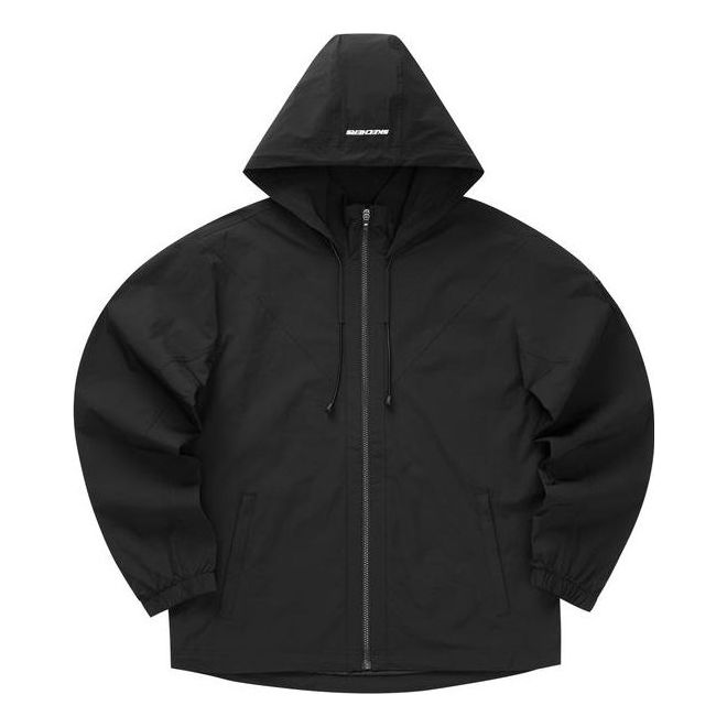Skechers Casual Hoodied Jacket 'Black White Olive Green' L322M030