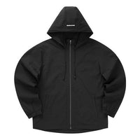 Skechers Casual Hoodied Jacket 'Black White Olive Green' L322M030
