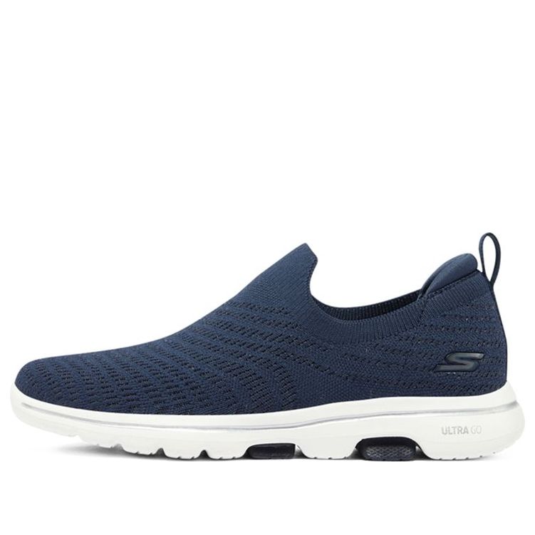 (WMNS) Skechers go walk 5 'coastal view -Navy White' 124250-NVW