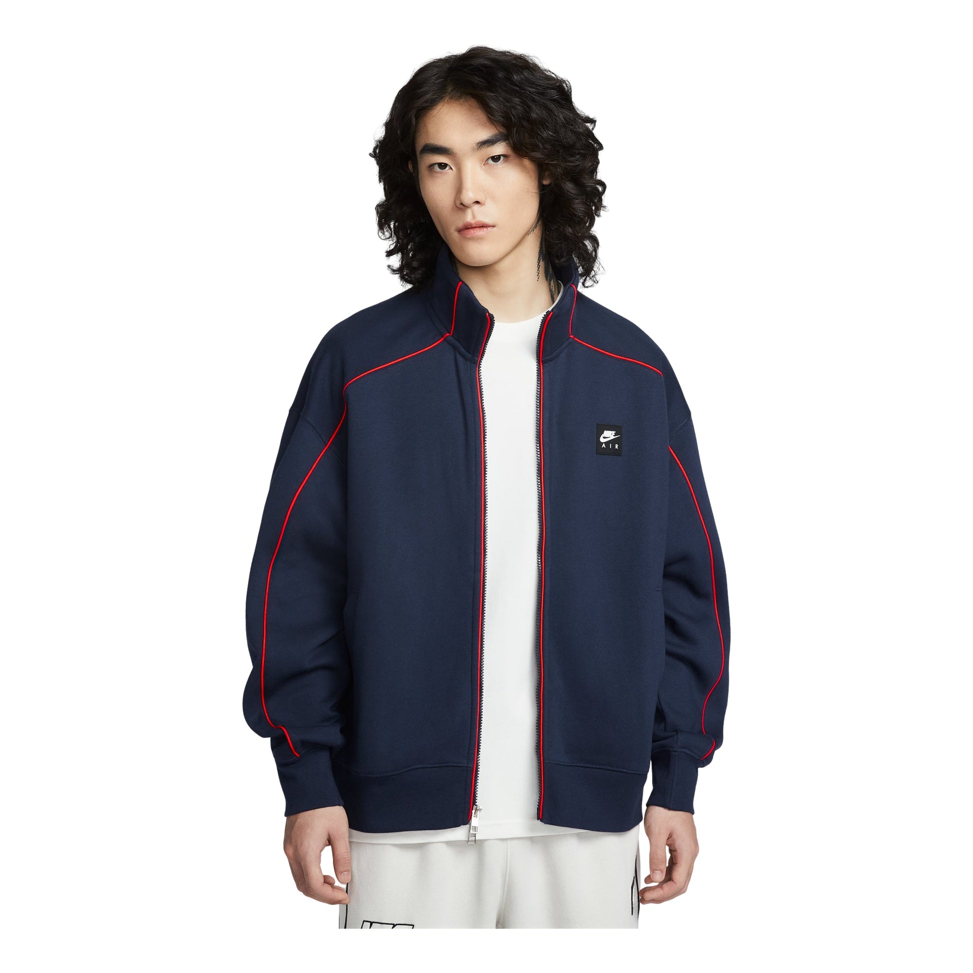 Nike Air Fleece Track Jacket 'Obsidian' IF1263-451