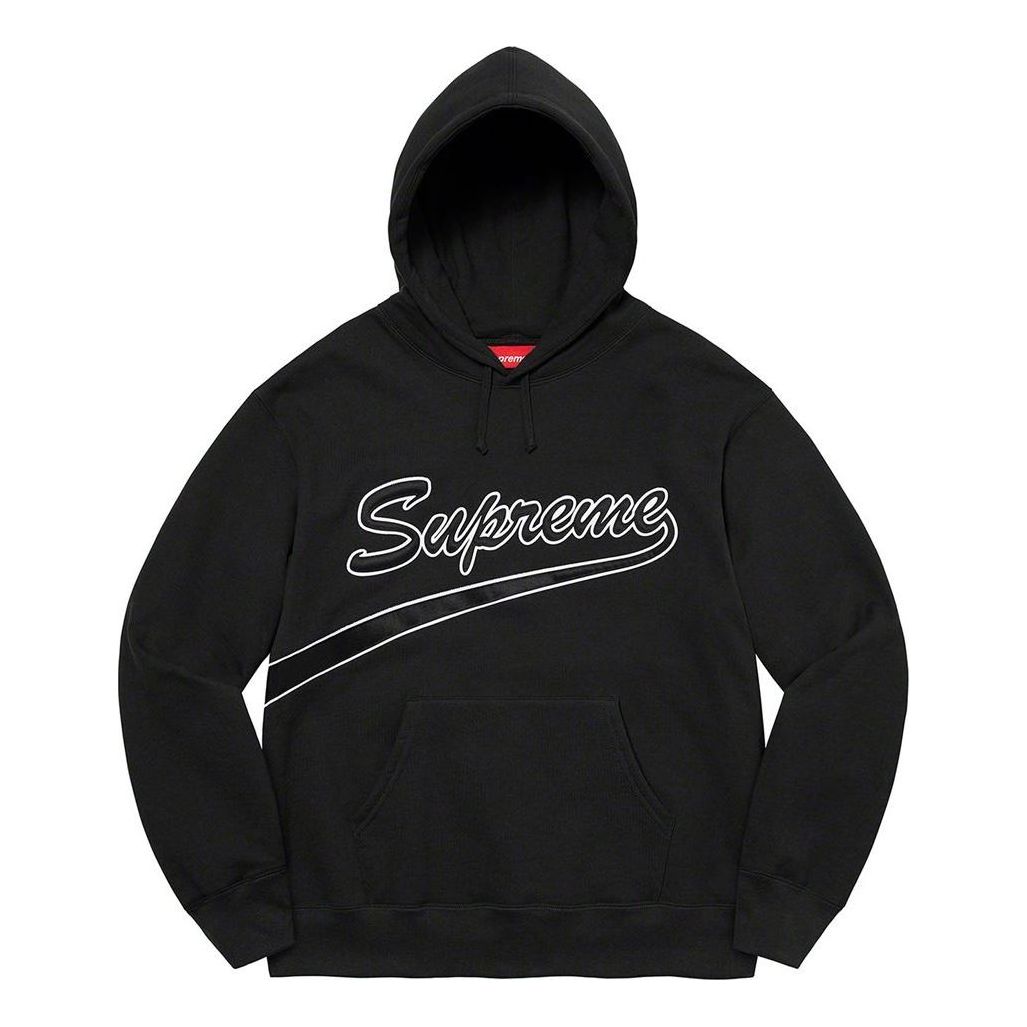 Supreme Tail Hooded Sweatshirt 'Black White' SUP-FW21-389