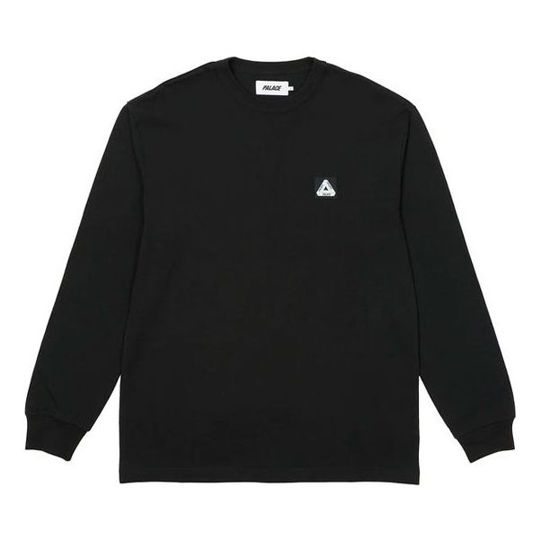 PALACE Logo Patch Round Neck Unisex Black P20LS008