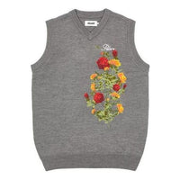Palace Rose Knit Vest 'Grey' P23KW010