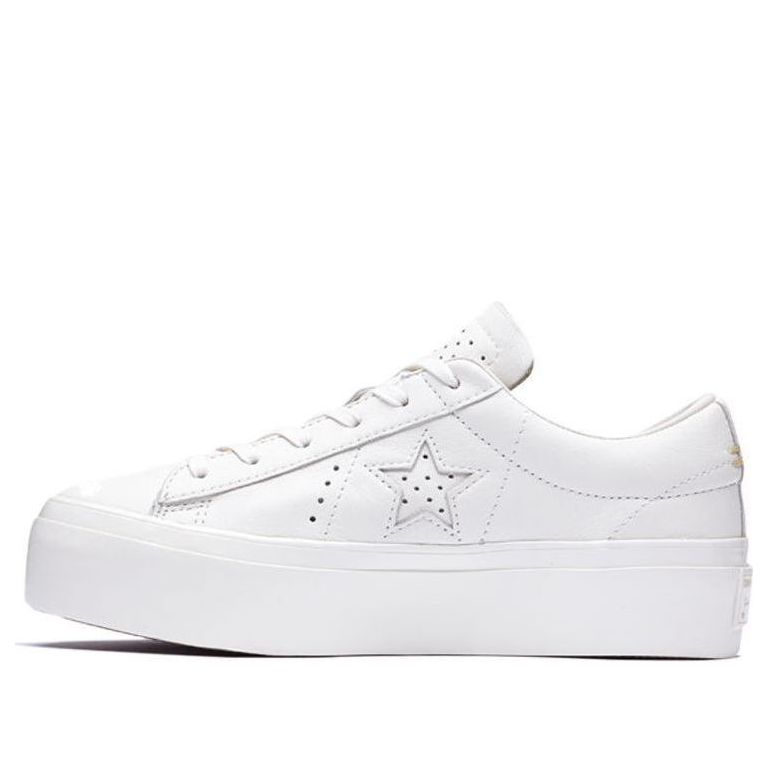(WMNS) Converse One Star Platform Ox 'Egret' 559899C