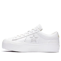 (WMNS) Converse One Star Platform Ox 'Egret' 559899C