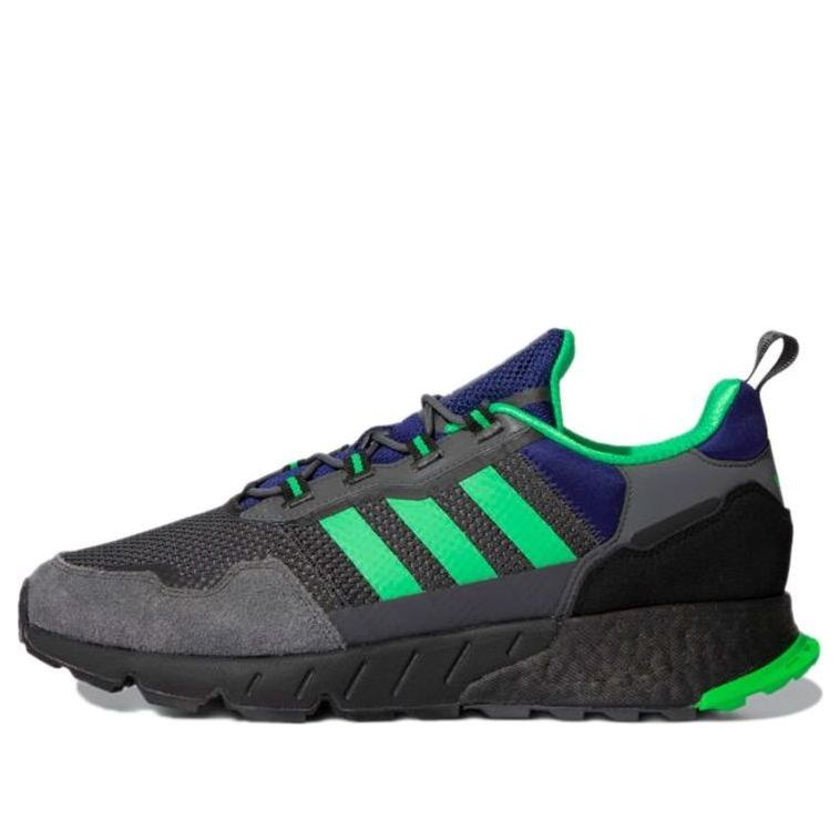 adidas ZX 1K Boost 'Grey Screaming Green' H00430