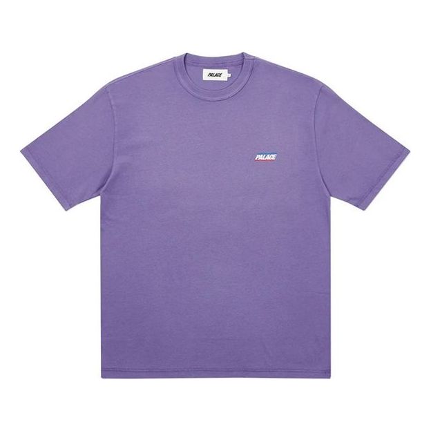 PALACE Alphabet Logo Short Sleeve Unisex Purple P19TS079