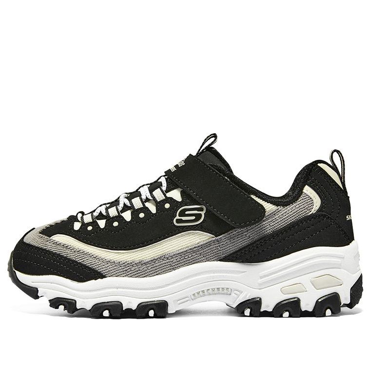 Skechers D'lites 1.0 Marathon Running Shoes 'Black Grey Beige' 302524L-BKNT