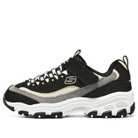 Skechers D'lites 1.0 Marathon Running Shoes 'Black Grey Beige' 302524L-BKNT