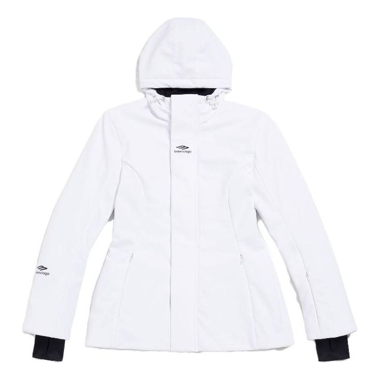 (WMNS) Balenciaga 3b Sports Icon Ski Hourglass Parka 'White' 773998TPQ379000