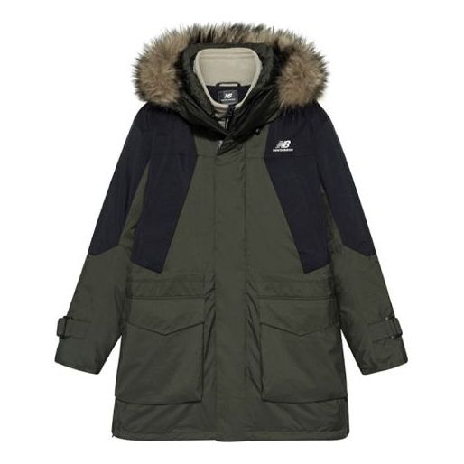 New Balance Winter Snowsuit Warm Jacket Asia Sizing 'Green Black' NPA43121-KH