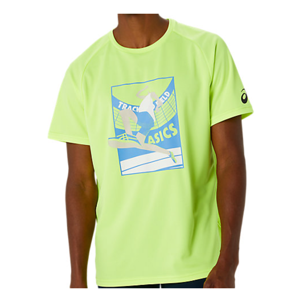 ASICS Graphic Dry Short Sleeve Shirt 'Safety Yellow' 2091A674-751