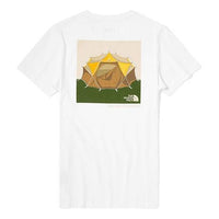 THE NORTH FACE Outdoor Breathable Sweat Absorbing Short Sleeve Couple Style White 5B3D-FN4