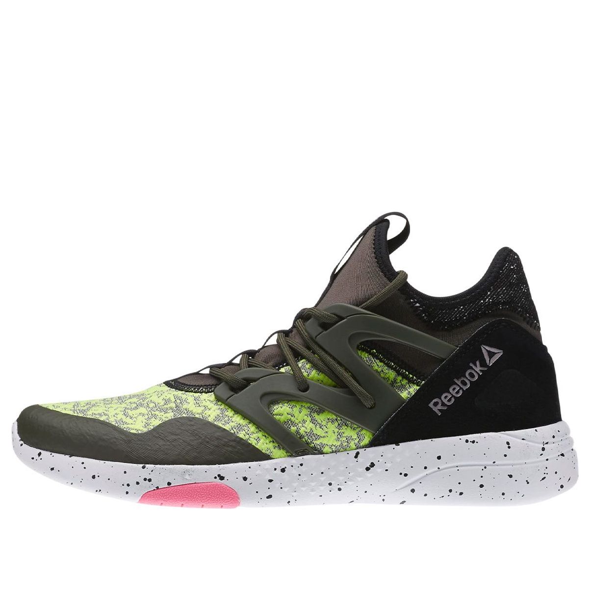 (WMNS) Reebok Hayasu Black/Green AQ9881