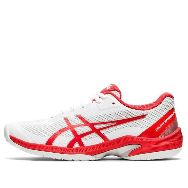 (WMNS) ASICS Court Speed FF 'White Fiery Red' 1042A080-105