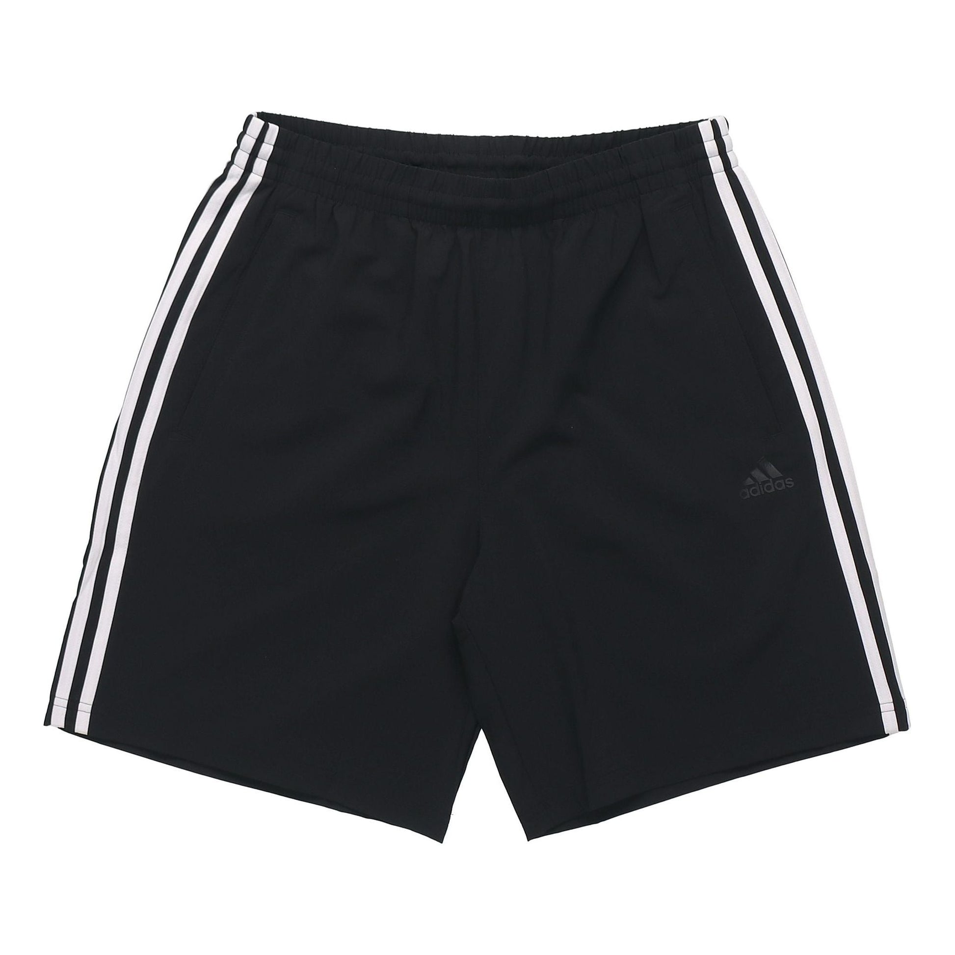 adidas AI SHR LIBRARY Stripe Athleisure Casual Sports Shorts Black DY8730