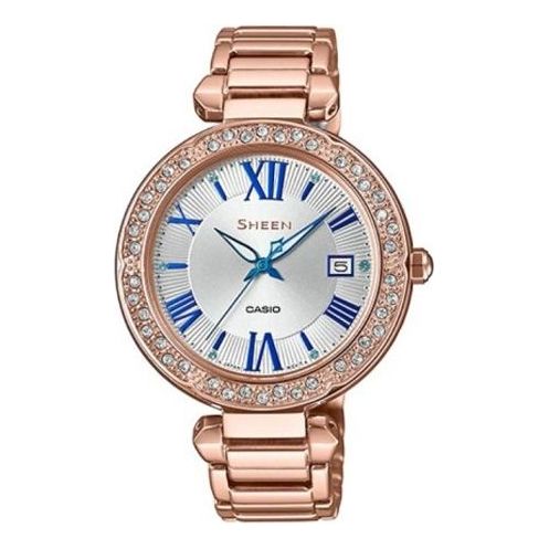CASIO SHEEN Stainless Steel Strap Gold Analog SHE-4057PG-7A