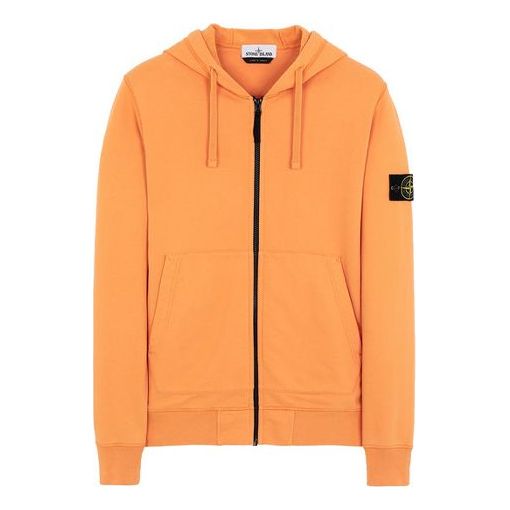 Men's STONE ISLAND Zipper Orange 731564220-V0032