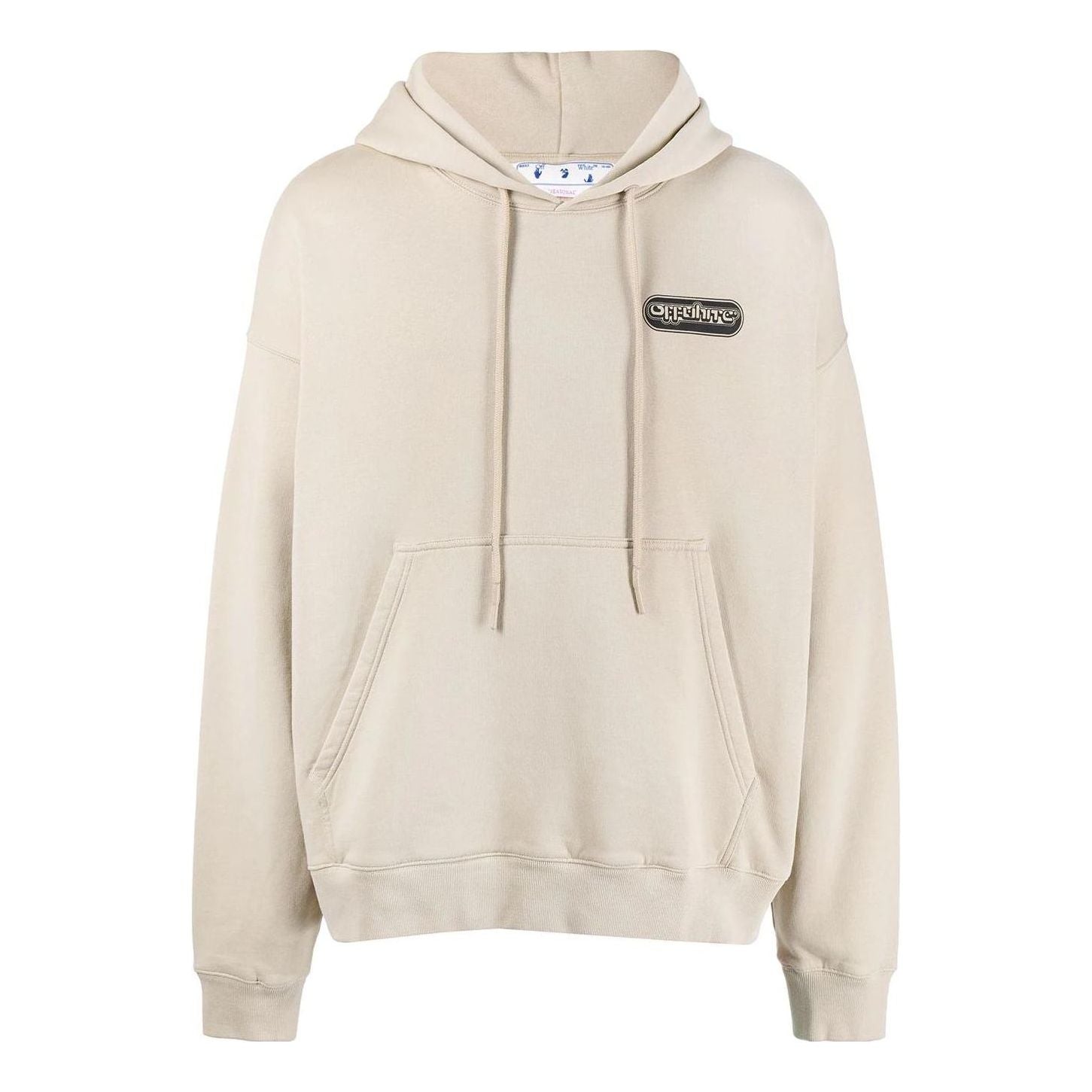 Men's Off-White SS22 Logo Printing Loose Fit Beige OMBB085S22FLE0031710