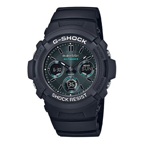 CASIO G-Shock Analog-Digital 'Black Green' AWG-M100SMG-1A