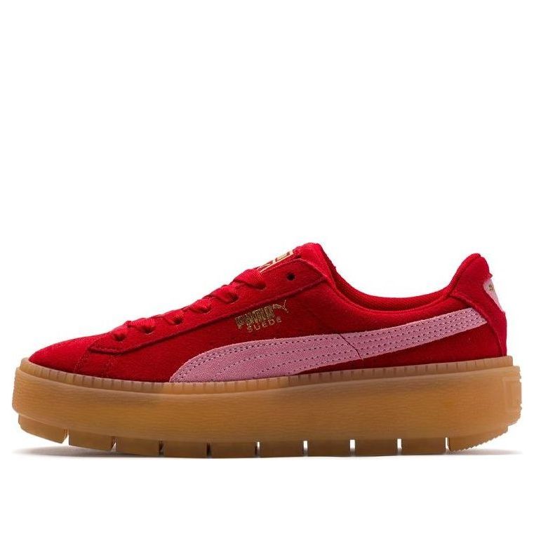 (WMNS) PUMA Platform Trace Sneakers Red 365830-09