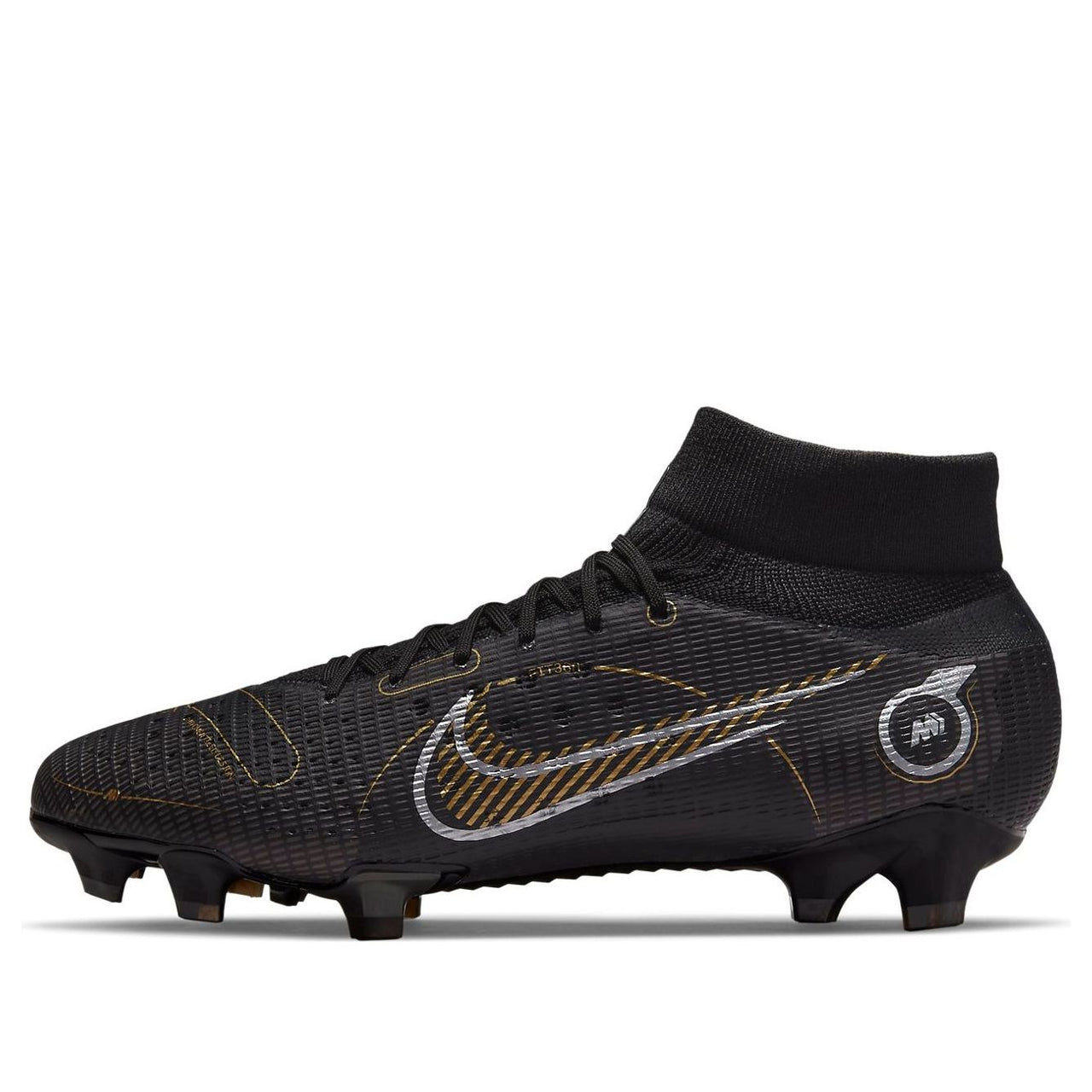 Nike Mercurial Superfly 8 Pro FG 'Black Metallic Gold' DJ2848-007