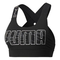 (WMNS) PUMA Mid Impact Feel It Training Bra 'Black' 520299-51