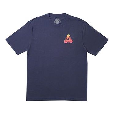 PALACE GLOBULAR T-SHIRT NAVY Back Printing Short Sleeve Deep Blue P19SS027