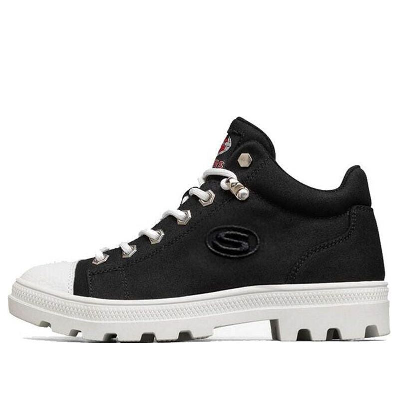 (WMNS) Jeremy Ville x Skechers Roadies High-Top Sneakers Black 155109-BKW
