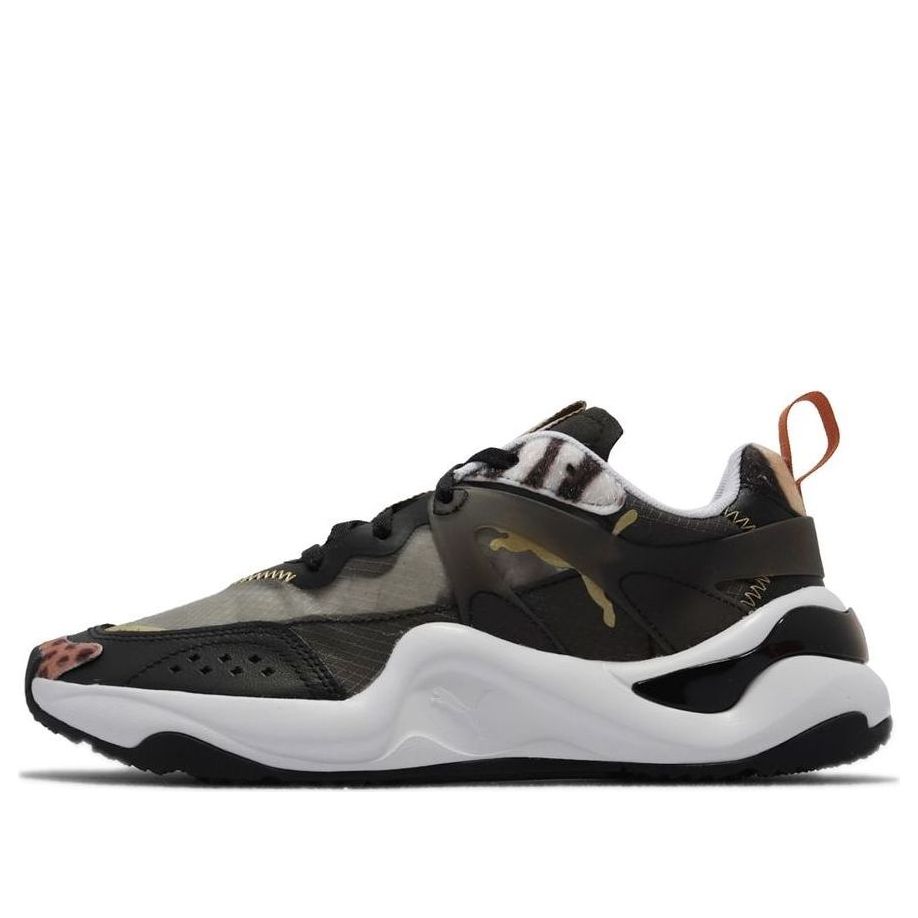 (WMNS) PUMA Rise 'Wild Cats - Black White Leopard' 37559101
